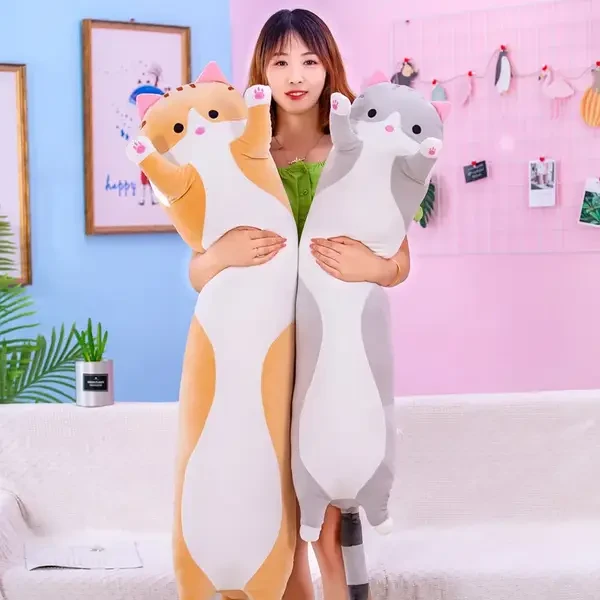 Іграшка плюшева у формі кішки 90 см DOLL 1498-50