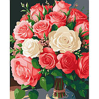 Картина за номерами 40х50 см. Квіти кохання AC13088