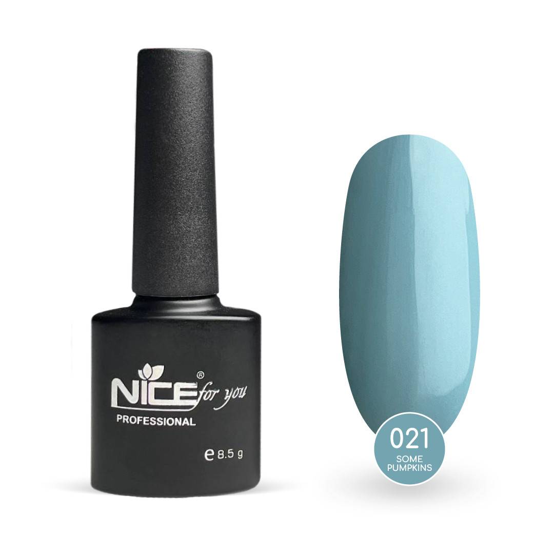 Гель-лак Nice for you Some Pumpkins Basic №021 Блакитний 8.5 г