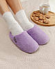 Капці домашні махрові закриті утепленні Бузковий, фото 3