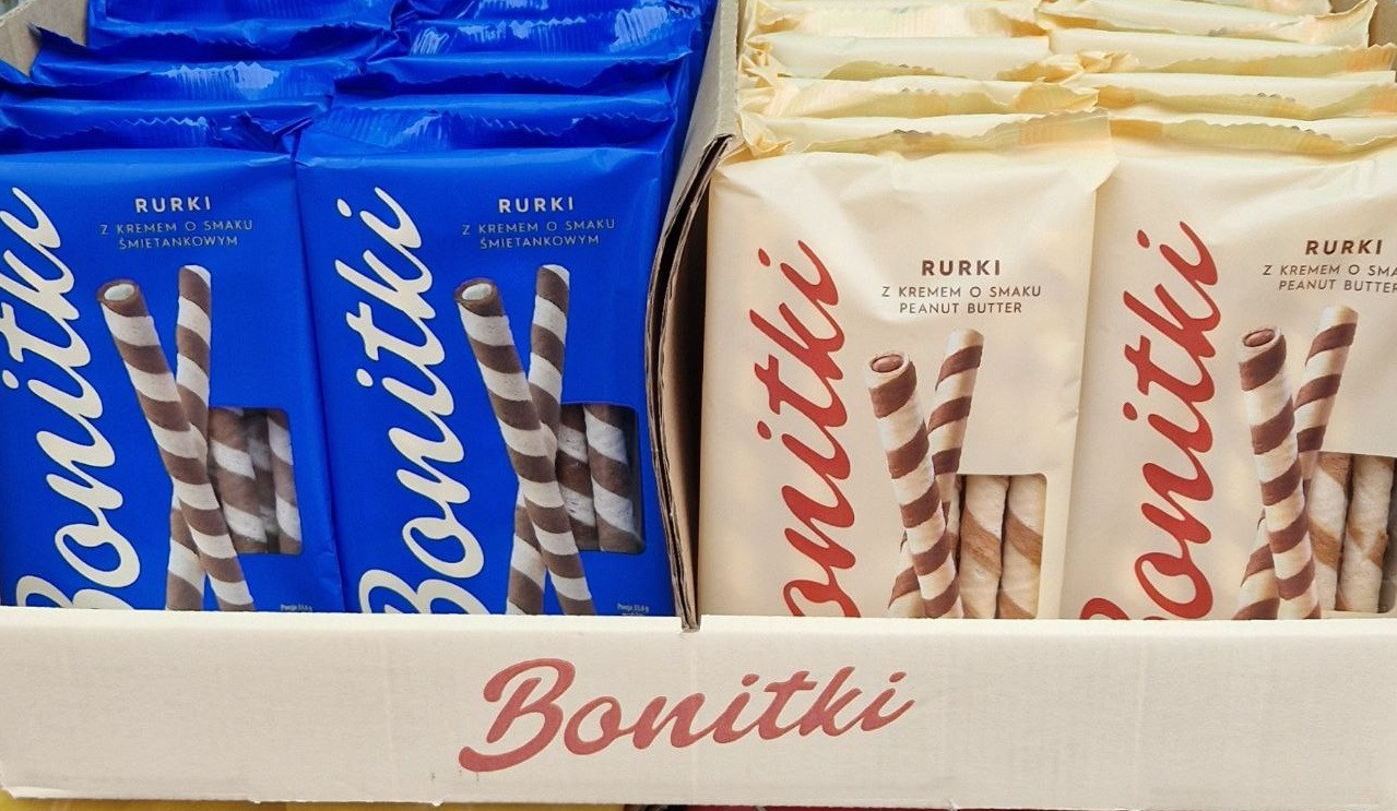 Вафельні трубочки з начинкою Bonitki 280 г., фото 1