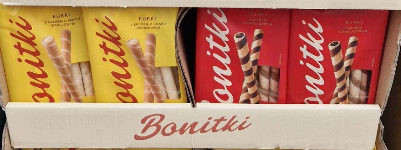 Вафельні трубочки з начинкою  Bonitki 280 г., фото 1