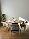 Розкладний кухонний стіл "Батл" із масиву дерева Ясен, фото 2