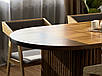 Дизайнерський стіл для кухні "Моллі" 200х100 см з масиву дерева дуб, фото 4