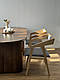 Дизайнерський стіл для кухні "Моллі" 200х100 см з масиву дерева дуб, фото 6