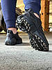 Чоловічі кросівки Reebok Zig Kinetica 2 Edge gore-tex Black Рібук Зіг Кінетика 2 Чорні повністю, фото 9