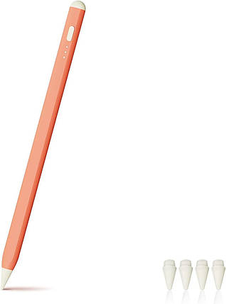 Жовтогарячий стилус, сумісний з Apple Pencil, ручка для iPad (2018-2022), стилус для iPad Pencil, сумісний, фото 1