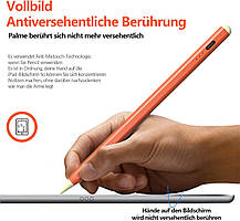 Жовтогарячий стилус, сумісний з Apple Pencil, ручка для iPad (2018-2022), стилус для iPad Pencil, сумісний, фото 5
