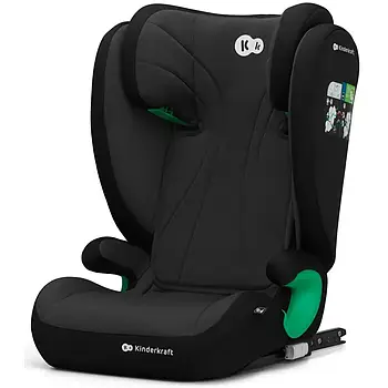 Автокрісло Kinderkraft Junior Fix 2 i-Size Graphite Black (ISOFIX, від 3,5-12 років, регулювання підголівника)