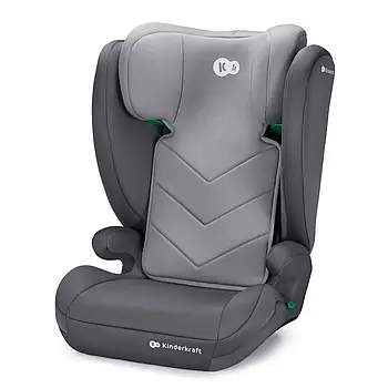 Автокрісло Kinderkraft i-Spark Grey (ISOFIX, від 3,5-12 років, регулювання підголівника)