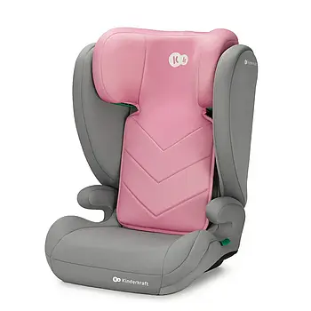 Автокрісло Kinderkraft i-Spark Pink (ISOFIX, від 3,5-12 років, регулювання підголівника) Рожеве