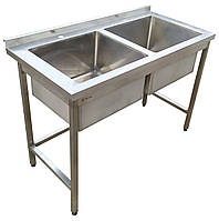 Ванна мийна виробнича ( 2 секц. 1200*600*850мм), Арт.57663