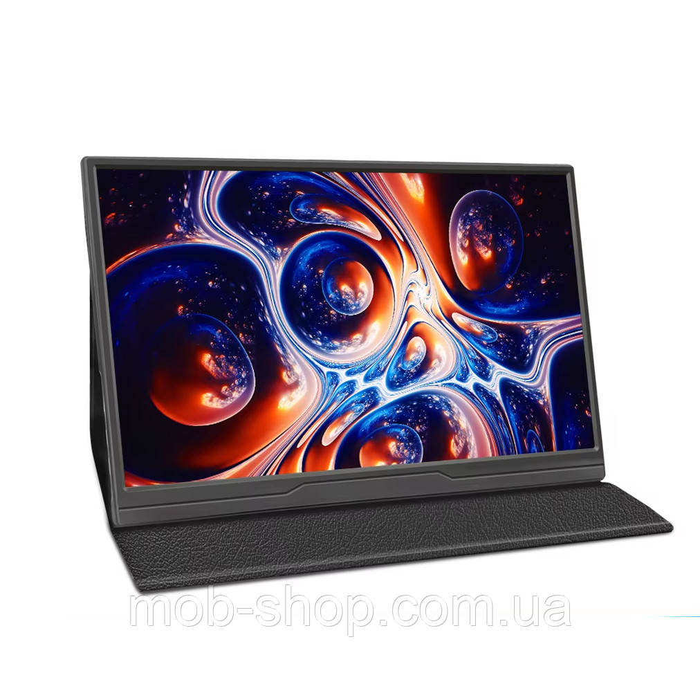 Портативний монітор MUCAI BX156FG black 15,6" 1920x1080. Дисплей для ПК телефону та ігрової приставки