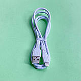 Кабель USB Data Lightning Apple iPhone, 2.4А, 1 метр, білий, фото 3