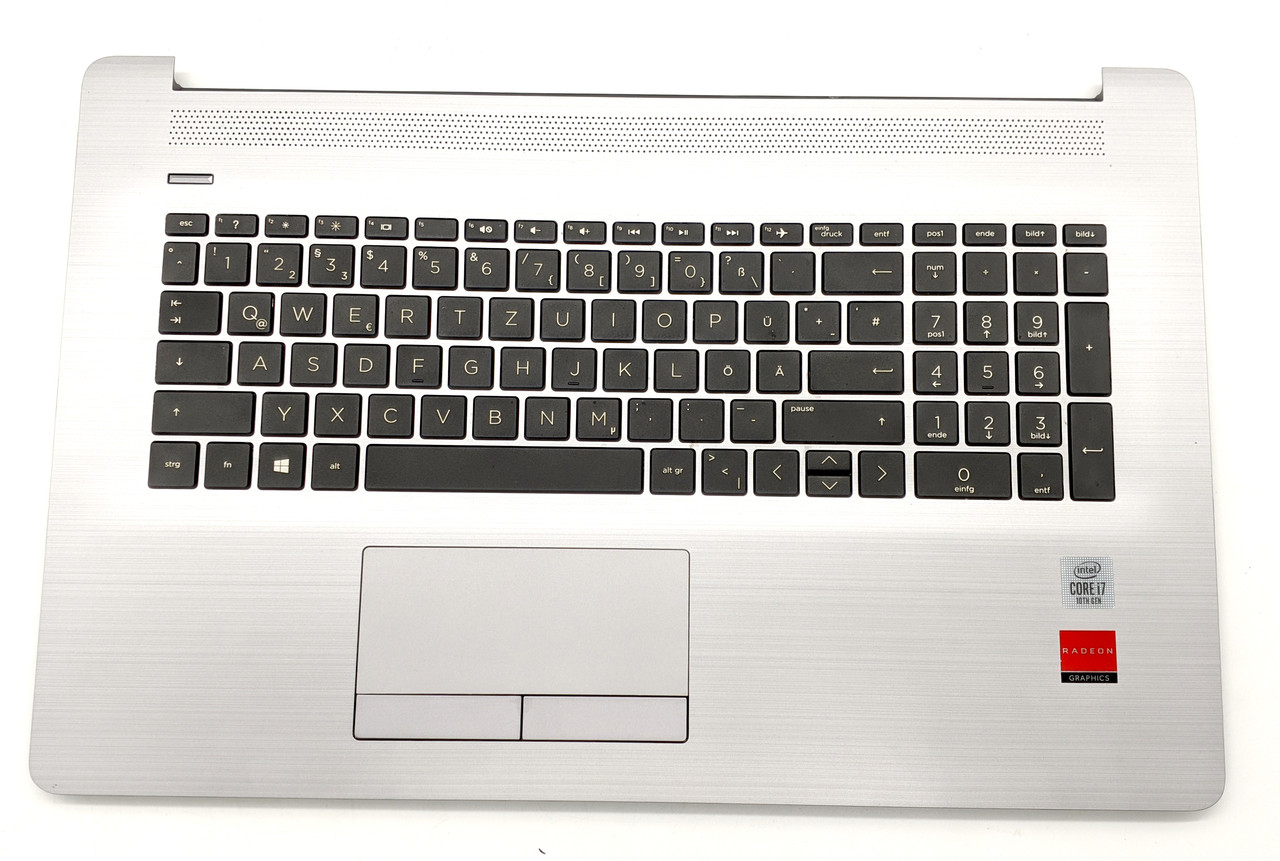 Верхня кришка корпусу з клавіатурою та тачпадом до ноутбука HP 470 G7