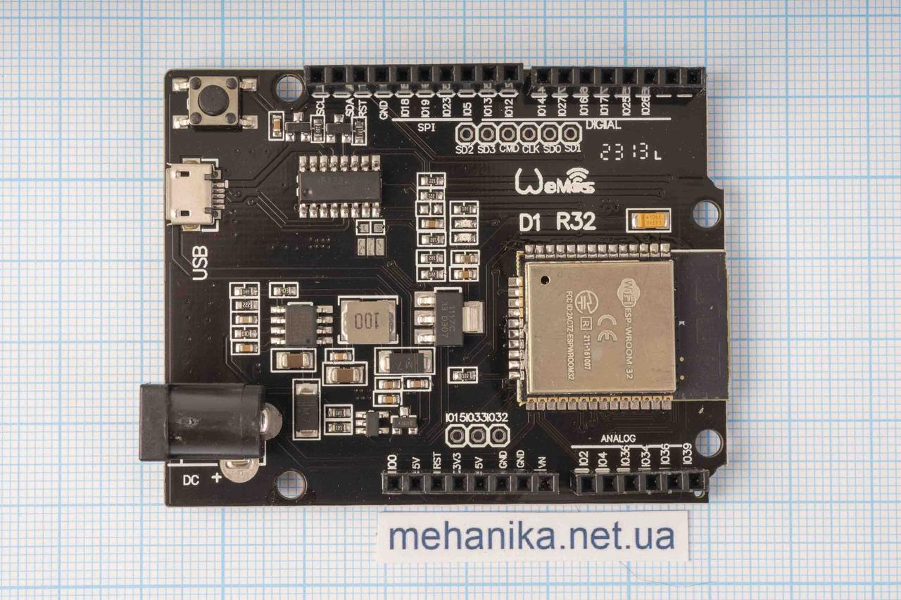 Плата ESP32 Wemos D1 под Arduino UNO R3 D1 R32 Wi-Fi/Bluetooth (ID ...