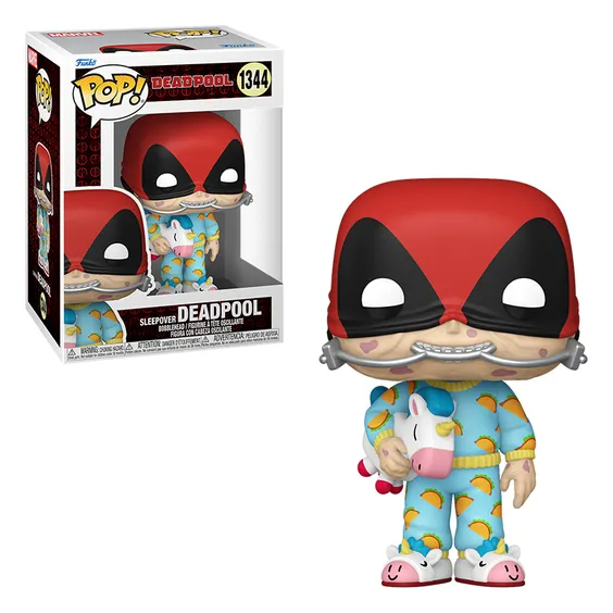 Фігурка Funko Pop Дедпул Сонний Дедпул Deadpool Sleepover Deadpool 10 см FP D SD 1344, фото 1
