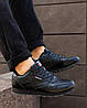 Чоловічі кросівки Reebok Classic Leather Total Black ND Взуття Рібук Класик чорні шкіра демісезон, фото 9