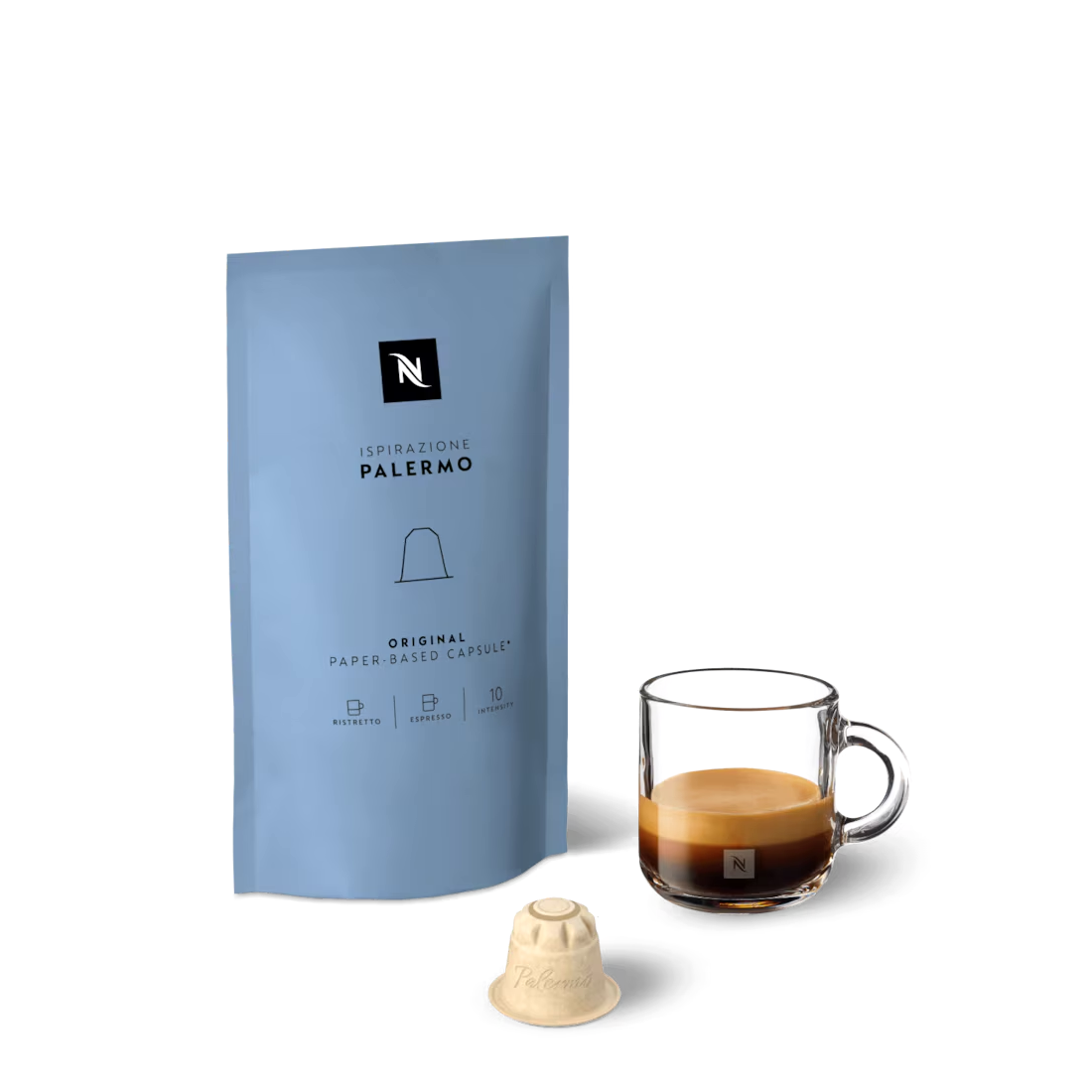 Кава в капсулах Nespresso Ispirazione Palermo (10 капсул)