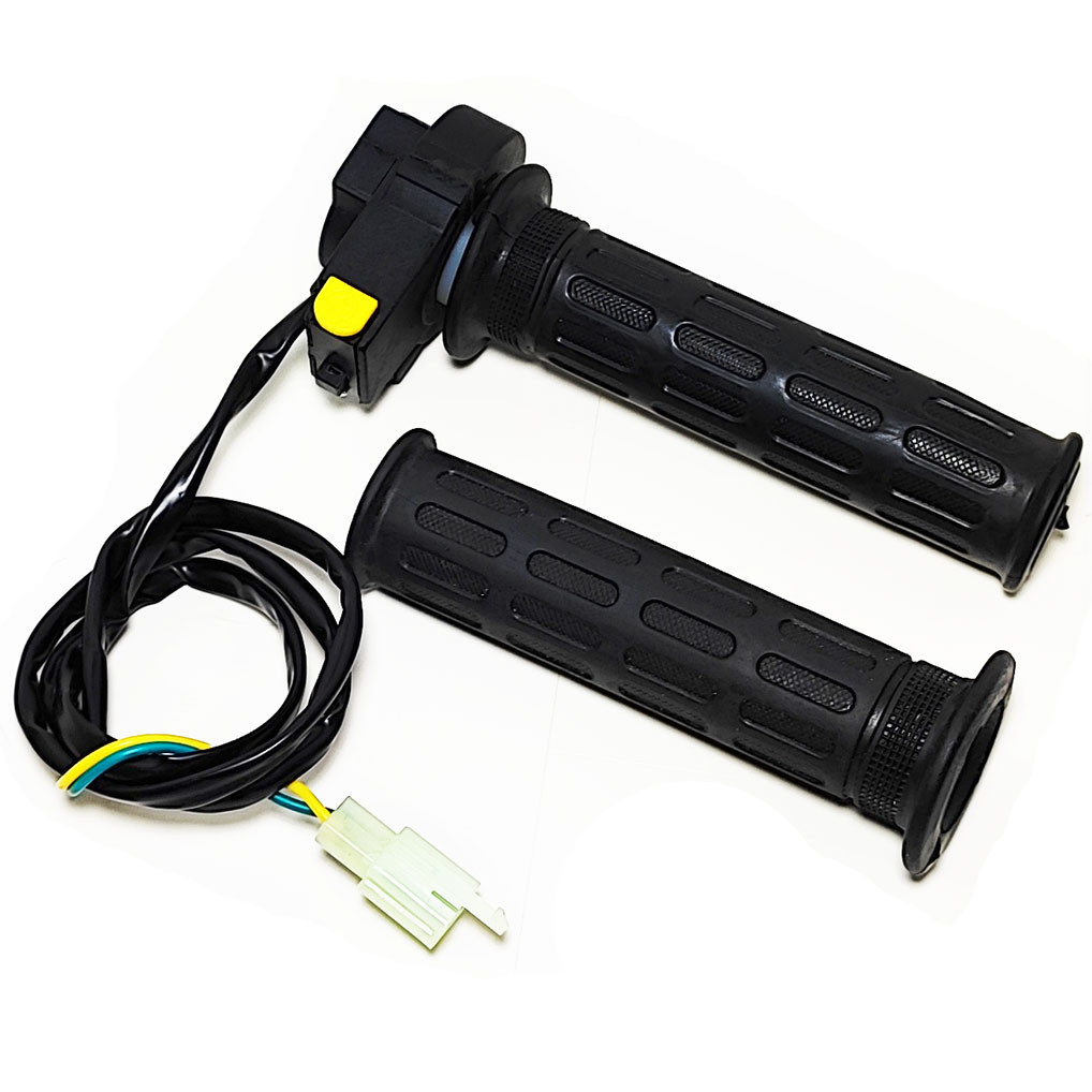 Ручка газу з кнопкою квадроцикла права під трос газу в зборі #2