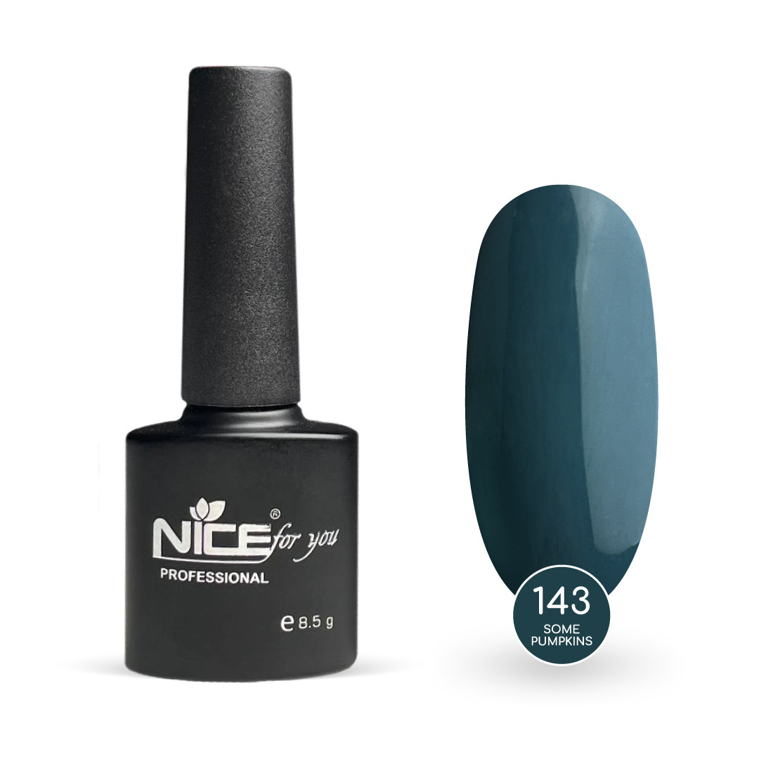 Гель-лак Nice for you Some Pumpkins Basic №143 Морська хвиля 8.5 г