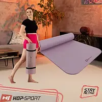 Коврик для йоги Hop-Sport HS-NB010GM NBR 1см лавандовий