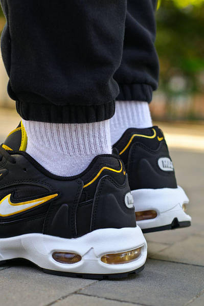 Nike Air Max 96 2 Batman Black Yellow 96 2 Krosonavtik 2375071046
