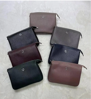 Сумка жіноча крос-боді 28*21 см на блискавці зі штучної шкіри у різних кольорах Yura