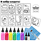 Розвиваючий дитячий творчий набір - малювання кольоровим піском ALEXES, 9 картинок, фото 2