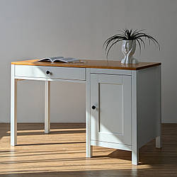 Письмовий стіл "Хамес" з натурального дерева з ясеневою стільницею