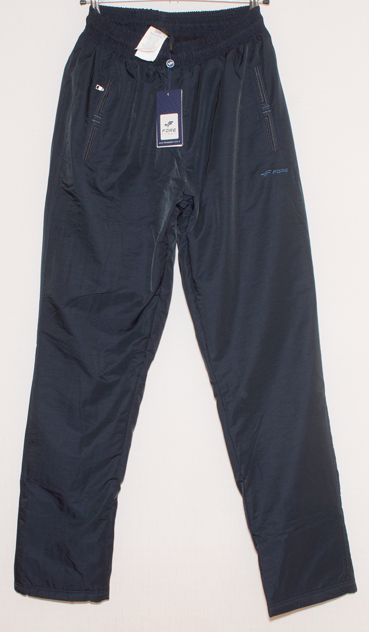 Утеплені спортивні штани з плащівки чоловічі M,L,XXL,3XL Fore 1233