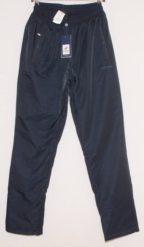 Утеплені спортивні штани з плащівки чоловічі M,L,XXL,3XL Fore 1233, фото 1