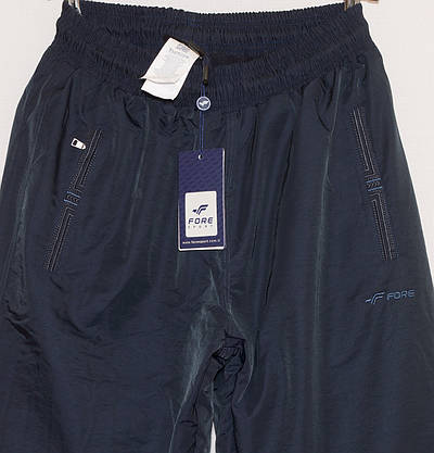 Утеплені спортивні штани з плащівки чоловічі M,L,XXL,3XL Fore 1233, фото 4
