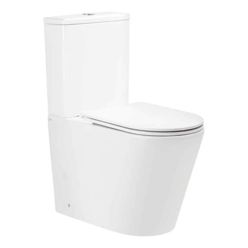 Унітаз-компакт Qtap Scorpio QT14222125ARW безобідковий із сидінням Soft-close