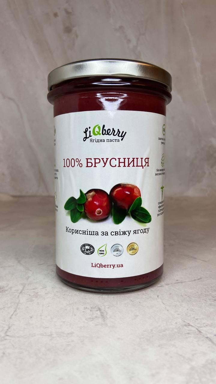 Бруснична паста LiQberry (Лікберрі), 550 г