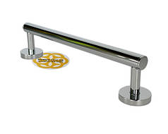 Поручень для ванної прямої Tonda 30 см, неіржавка сталь D25 мм Sanpreis