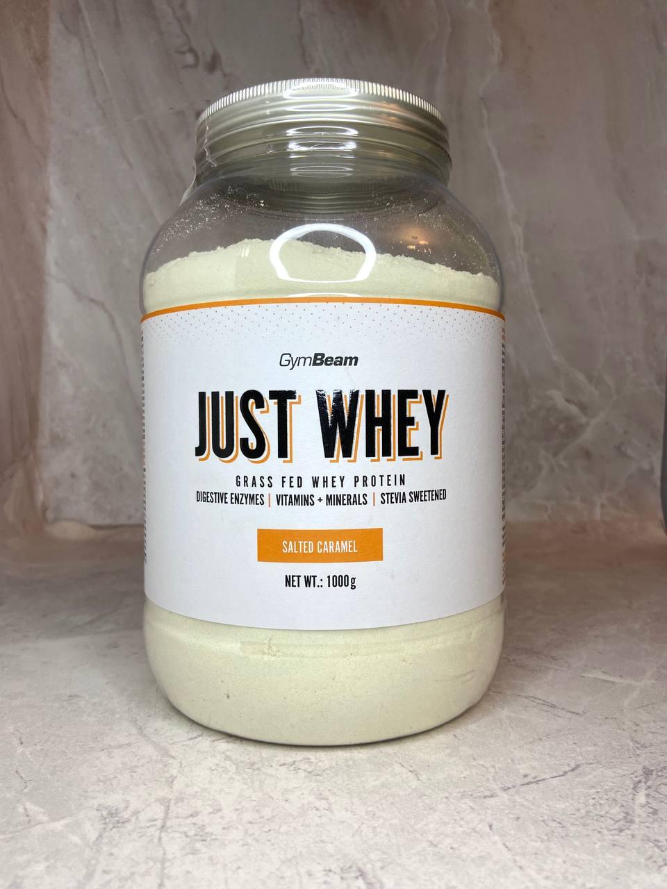 Протеїн Just Whey зі смаком Солоної карамелі GymBeam, 1000 г