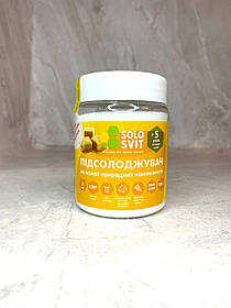 Цукрозамінник SoloSvit (еритрітол, сукралоза, екстракт стевії), 200 г