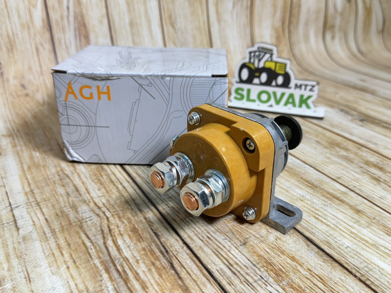 Вимикач маси 3-х контакт. ручний МТЗ (Польща AGH) 1212.3737-05, фото 1
