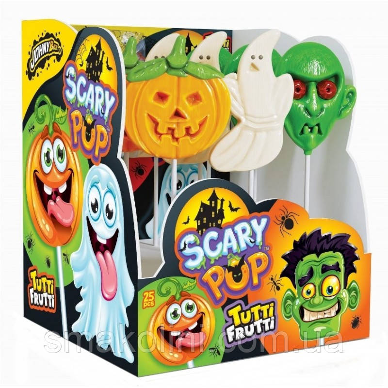 Цукерка  JOHNY BEE ® Scary Pop 25ps
