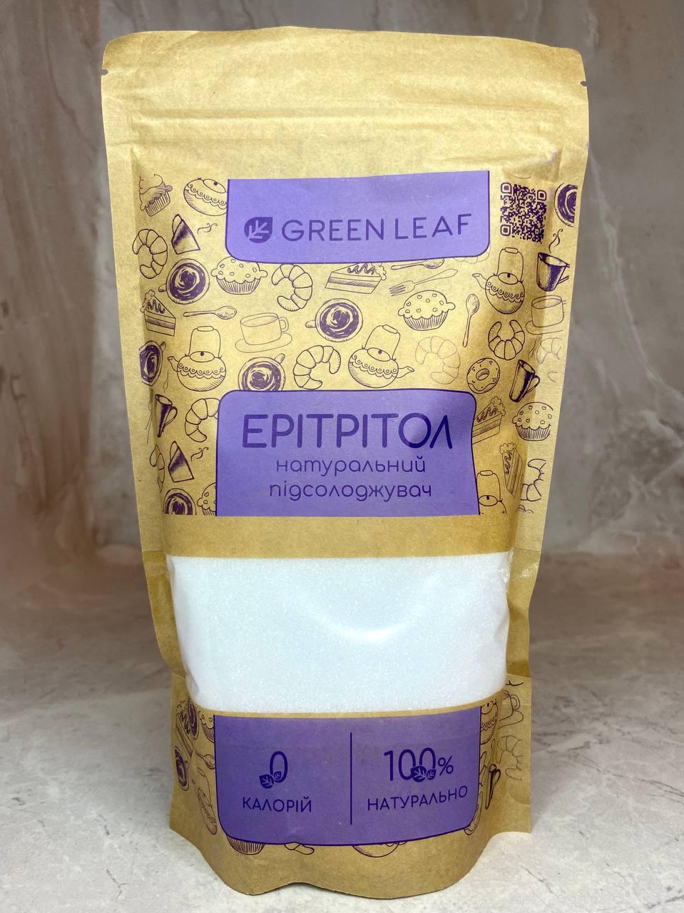 Цукрозамінник Еритрітол Green Leaf (Грін Ліф) 500 г