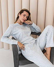 Піжама жіноча XL-2XL Сірий, фото 5