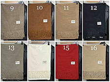 Жіночий шарф кашемир однотонний преміум 70*180 - Turkey, фото 3