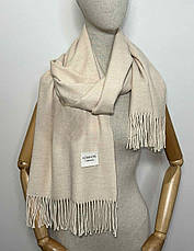Жіночий шарф кашемир однотонний преміум 70*180 - Turkey, фото 4