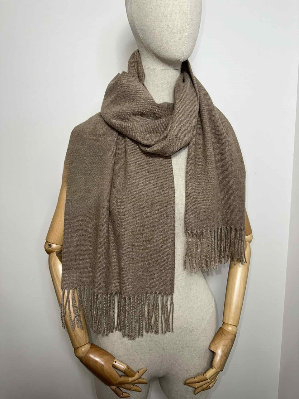 Жіночий шарф кашемир однотонний преміум 70*180 - Turkey