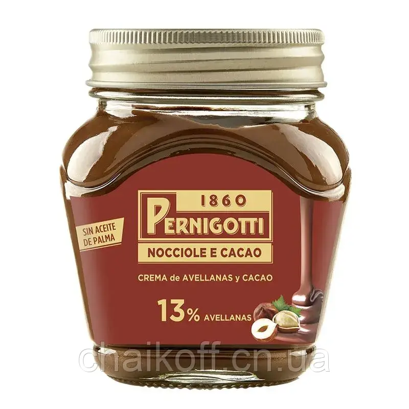 Шоколадная паста со вкусом фундука Pernigotti Nocciole e Cacao 350 г (Италия)