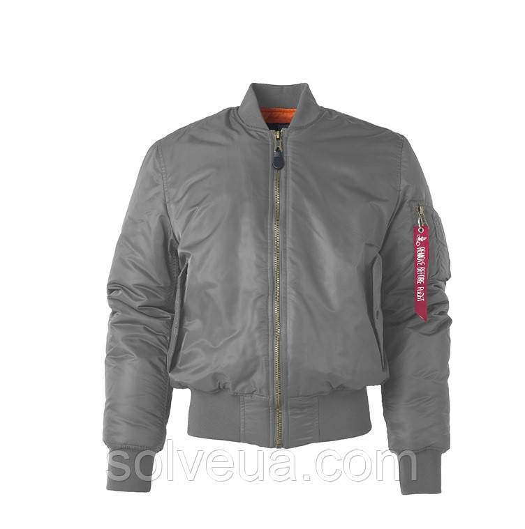 Куртка-бомбер MA-1 Pilot DFL Style Gray KT6000308 solve