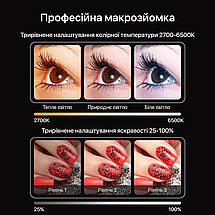 Макро об'єктив для телефона з підсвічуванням Apexel 100 мм 10х APL- HB100FL23 / Лінза для смартфона, фото 4