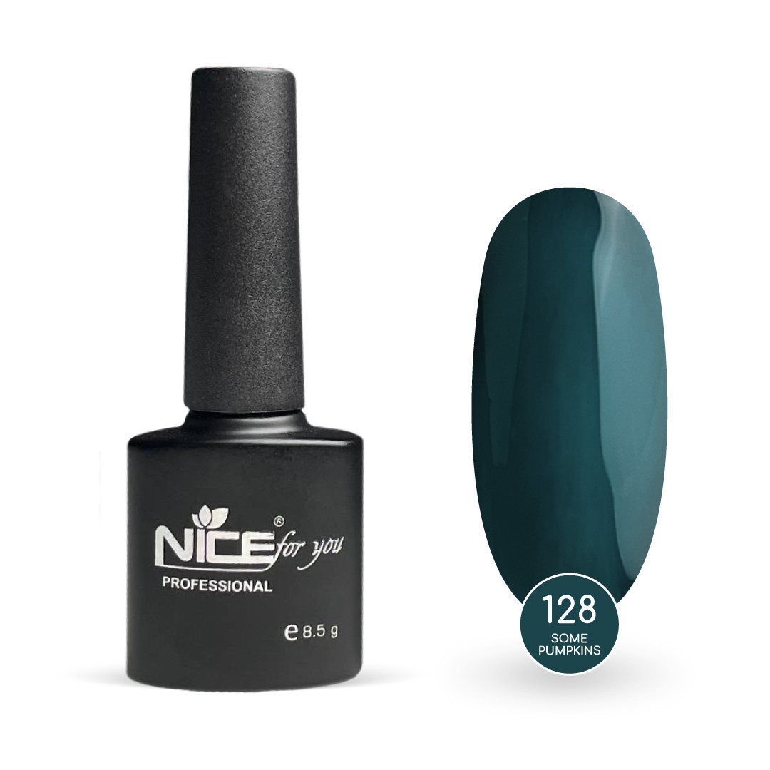 Гель-лак Nice for you Some Pumpkins Basic №128 Смарагдовий 8.5 г