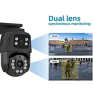 Система відеоспостереження на 2 камери з 2 об'єктивами Dvr kit 2 ch Комплект камер зовнішнього відеоспостереження, фото 3